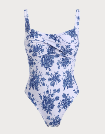 Lurex Plus Size One-Piece Swimsuit