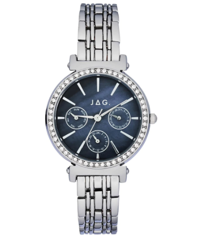 Jag Keira Black and Silver Women's Watch