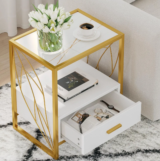 Modern Iron Wire Side Table