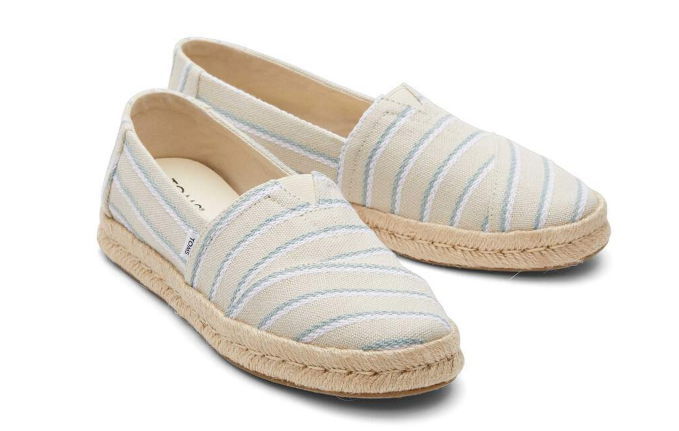 Alpargata Cream Stripes Espadrille