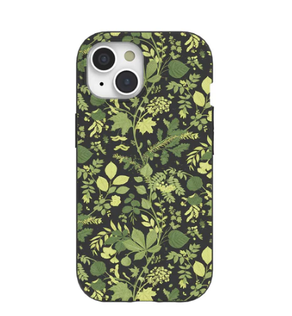 Black Evergreen iPhone 15 Case