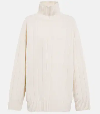 TOTEME Ribbed Wool And Cashmere Sweater