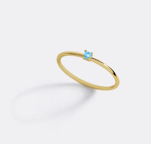 Mint & Lily Birthstone Stacking Eternity Ring