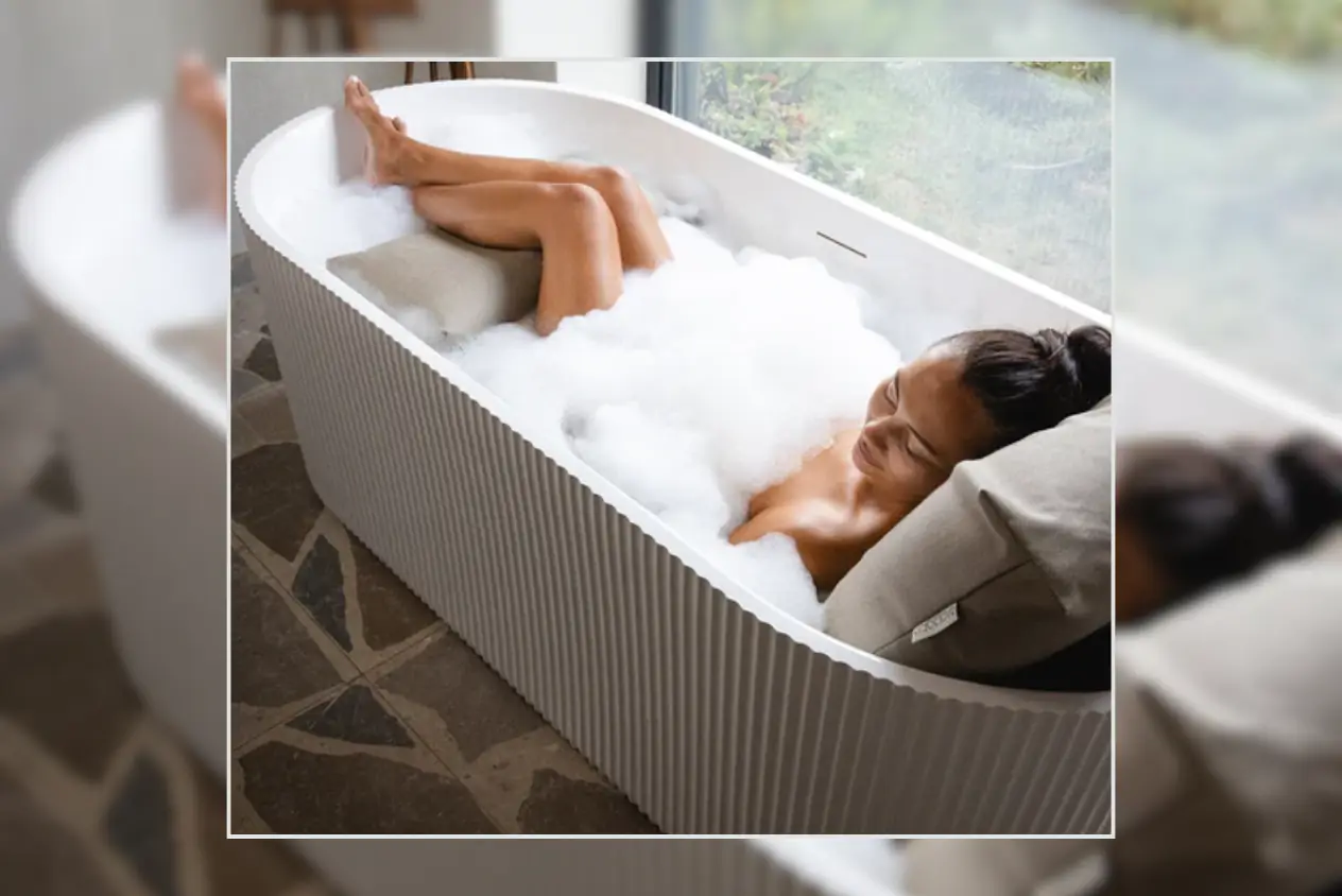 Viral Badesofa Bath Pillow