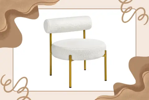 My $60 Boucle Armchair From Walmart Looks Like a Million Bucks