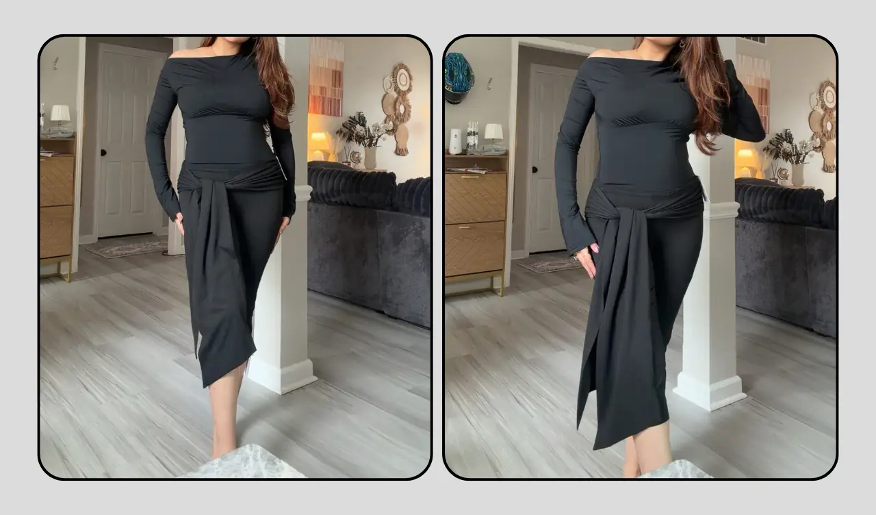 Sasha Therese All black outfit fashion ootd